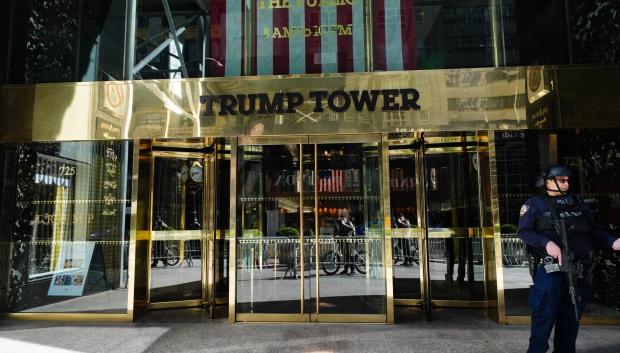 La entrada de la Torre Trump de Nueva York