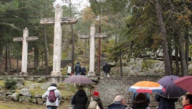 Recorrido del Via Crucis del Valle de los Caídos