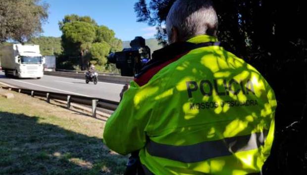 Los Mossos de Escuadra se encargan de regular el tráfico en Cataluña