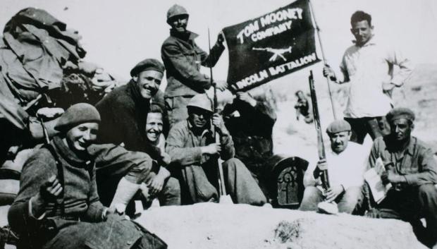Batallón Abraham Lincoln, Jarama, c. 1937. Brigada Internacional