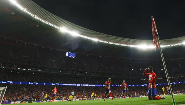 El Atlético hizo un gran partido en el Metropolitano