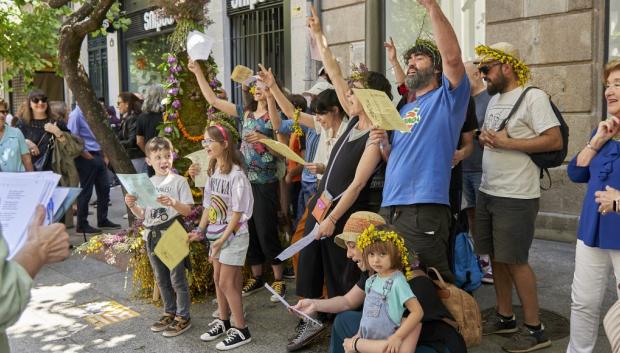 Celebración de los Mayos en Orense