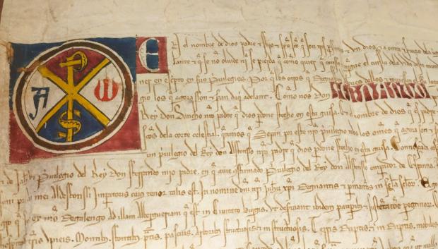 Documento del archivo de la catedral de Burgos