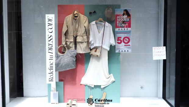 Escaparate de una tienda de Moda re- en Valencia