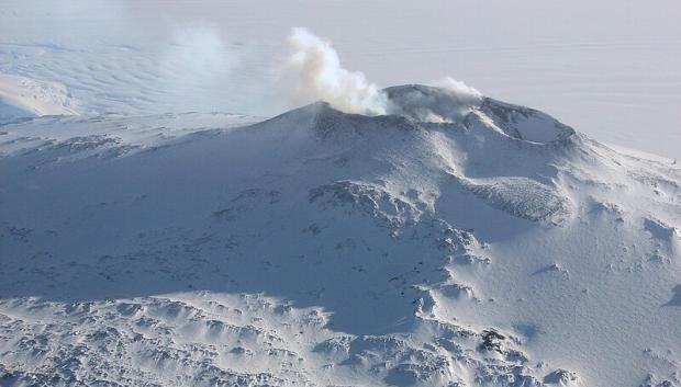 Cráter del monte Erebus