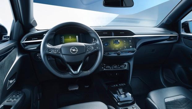 Interior del nuevo Opel Corsa, con la nueva pantalla