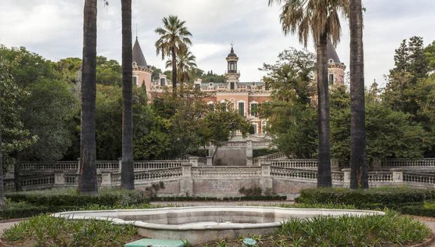 Jardines del Palau de les Heures. Fuente: Ayuntamiento de Barcelona