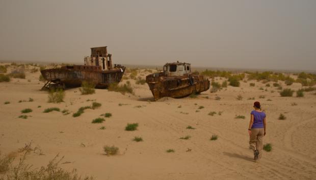 Desierto que ocupa el lugar donde se encontraba el mar de Aral