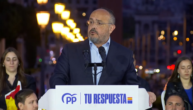 El líder del PP en Cataluña, Alejandro Fernández