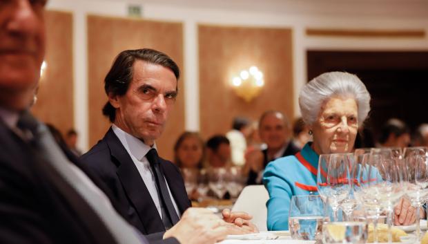 José María Aznar, ex presidente del Gobierno y Teresa de Borbón