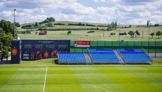 Instalaciones de Der Öschberghof, campo base de la selección española durante la Eurocopa, en Dounaueschungen en Alemania