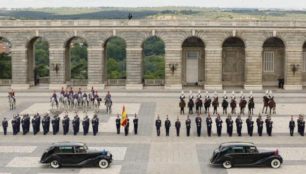 Los dos Rolls Royce Phantom, imponentes