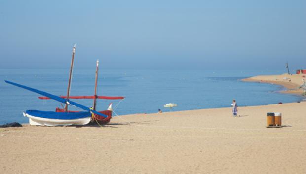 Playa de les roques Blanques, Sant Pol de Mar