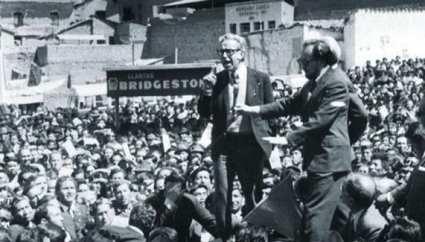 Víctor Paz Estenssoro, líder de la Revolución de 1952