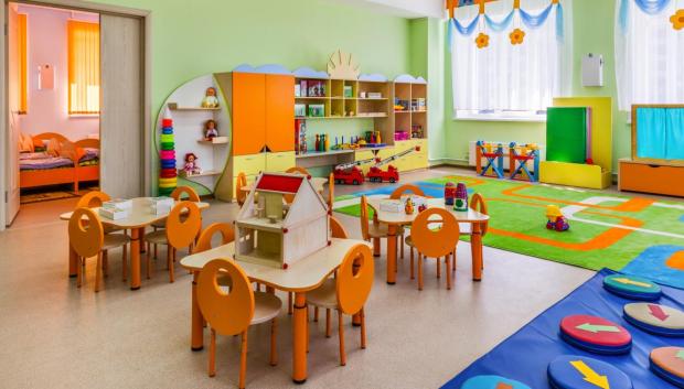 Interior de una escuela infantil en la Comunidad de Madrid