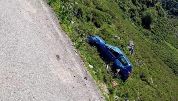 Estado del coche tras el accidente