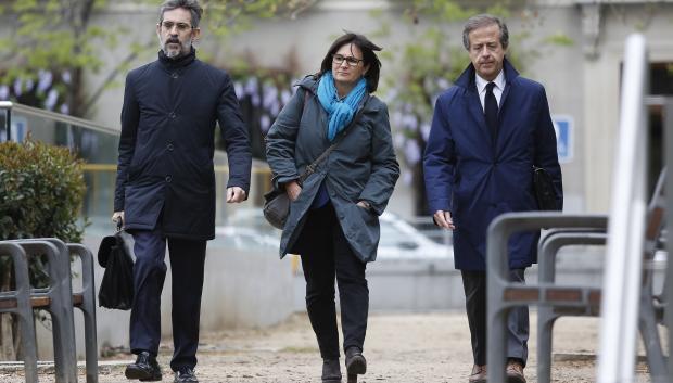 Marta Pujol i Ferrusola at judgment "Pujol Case" in Madrid, on Monday 27, March 2017.