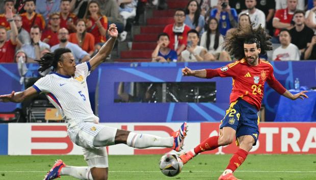 Marc Cucurella está siendo una de las revelaciones de la Eurocopa