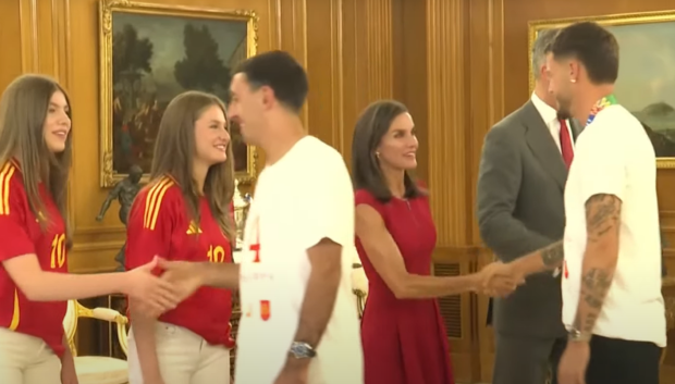 Recepción Real a la selección española