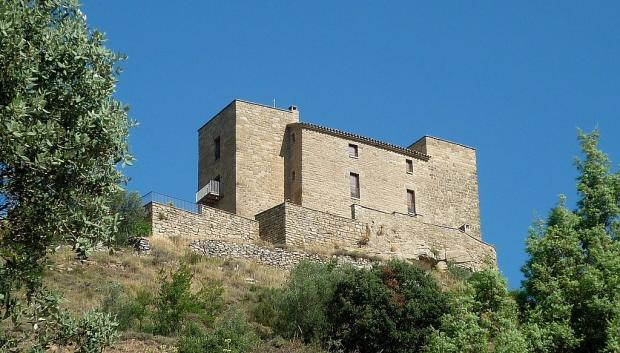 Vista del castillo de Besora