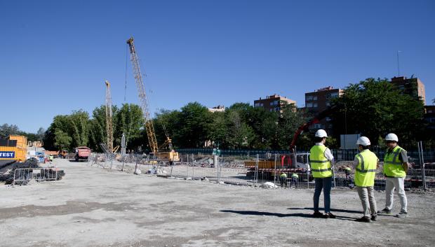 Vistazo general de las obras de la Línea 11 de Metro