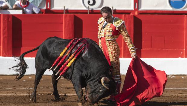 Enrique Ponce durante el cuarto día de la Feria de Santiago de Santander