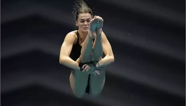 Ana Carvajal, durante su participación en el Mundial de Fukuoka