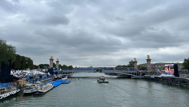 El río Sena ya está preparado para la ceremonia inaugural