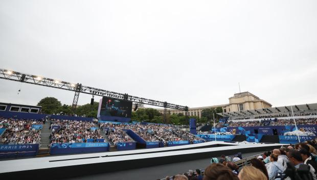 Ceremonia inaugural Plaza de Trocadero