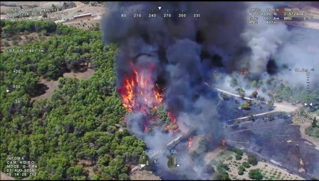 Incendios en varios municipios de Madrid