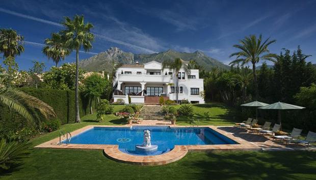 Home of tennis player Novak Djokovic in Marbella.