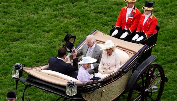 Carlos III y la Reina Camilla en Ascot, el pasado 22 de junio.