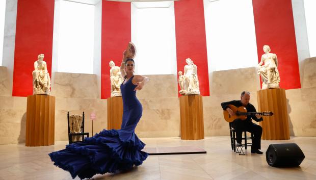 Pilar Díaz y Rafael Andújar despliegan su arte flamenco en el Museo del Prado