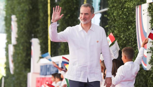 Felipe VI en  Republica Dominacanaen la  XXVIII Cumbre Iberoamericana.