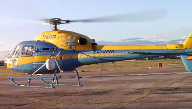 Los helicópteros se dejarán ver estos días en las carreteras