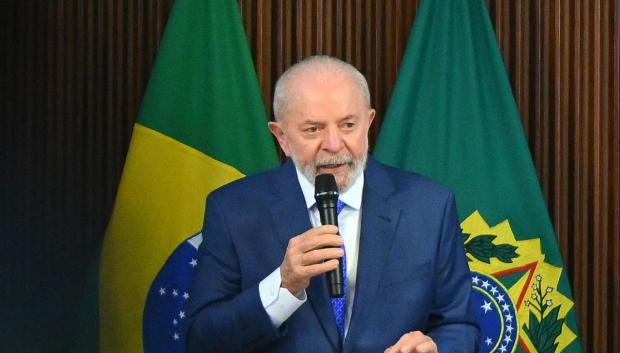 El presidente de Brasil, Lula da Silva, durante una reunión ministerial en Brasilia