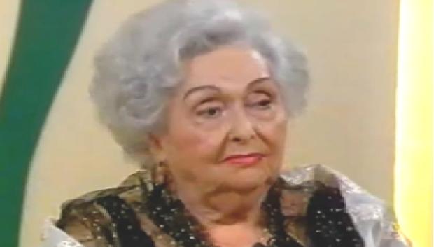 María Teresa López, en una entrevista de octubre de 1988