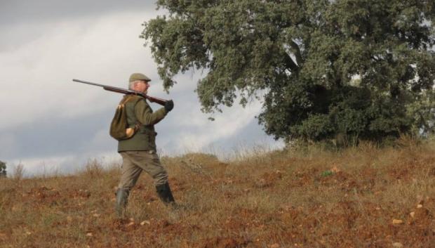 Un cazador en una batida