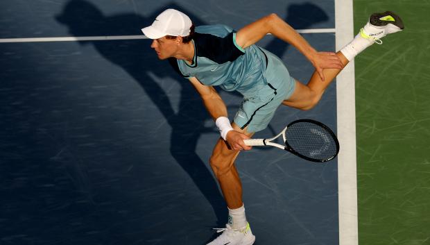 Jannik Sinner durante la final del Masters 1.000 de Cincinnati