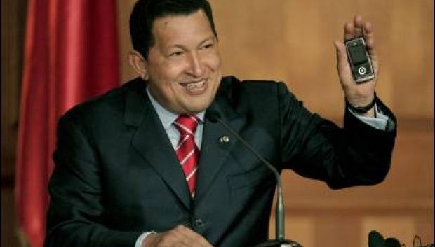 Hugo Chávez con el Vergatario I