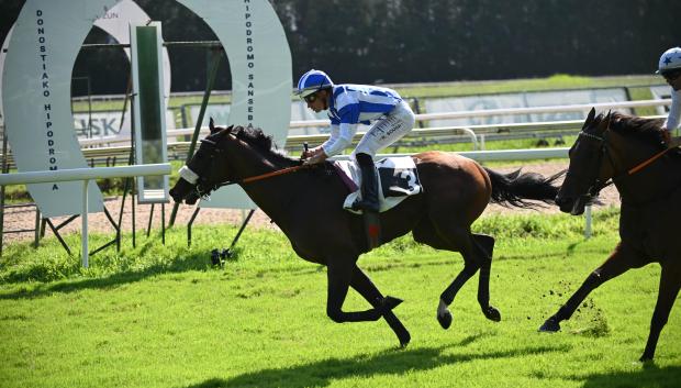 'Orión' con Ricardo Sousa - 1ª Carrera 'Premio Cría Nacional M.A.P.A. Hipódromo de la Zarzuela'