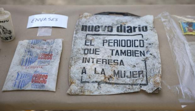 Restos materiales del asentamiento hallados durante las excavaciones