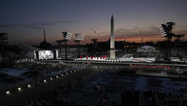 Una visión general durante la ceremonia de apertura de los Juegos Paralímpicos de París