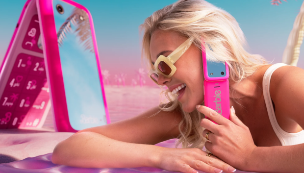 Barbie Flip Phone