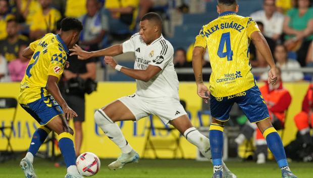 Kylian Mbappé durante el partido frente a Las Palmas