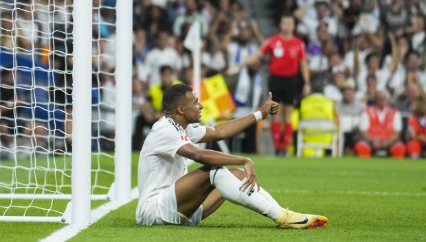 Kylian Mbappé tuvo la más clara de la primera mitad