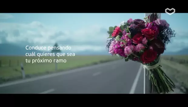 Las flores son un elemento recurrente en campañas de seguridad