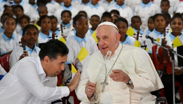 El Papa Francisco en Baro, Papúa Nueva Guinea