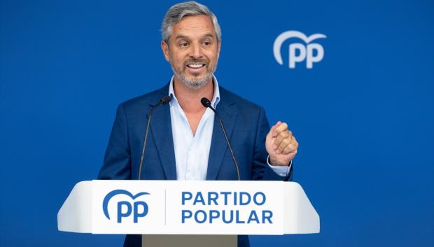 El vicesecretario de Economía del PP, Juan Bravo, durante una rueda de prensa tras la reunión del Comité de Dirección, a 2 de septiembre de 2024, en Madrid (España). La rueda de prensa se ha celebrado tras el Comité de Dirección del partido y han hablado sobre la financiación de las comunidades autónomas o la independencia de Cataluña, entre otros temas.
02 SEPTIEMBRE 2024;PP;JUAN BRAVO
Eduardo Parra / Europa Press
02/9/2024