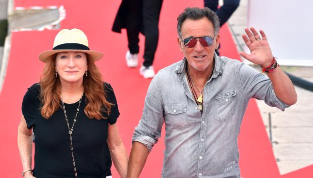 Singer Bruce Springsteen y  Patti Scialfa  en 2017